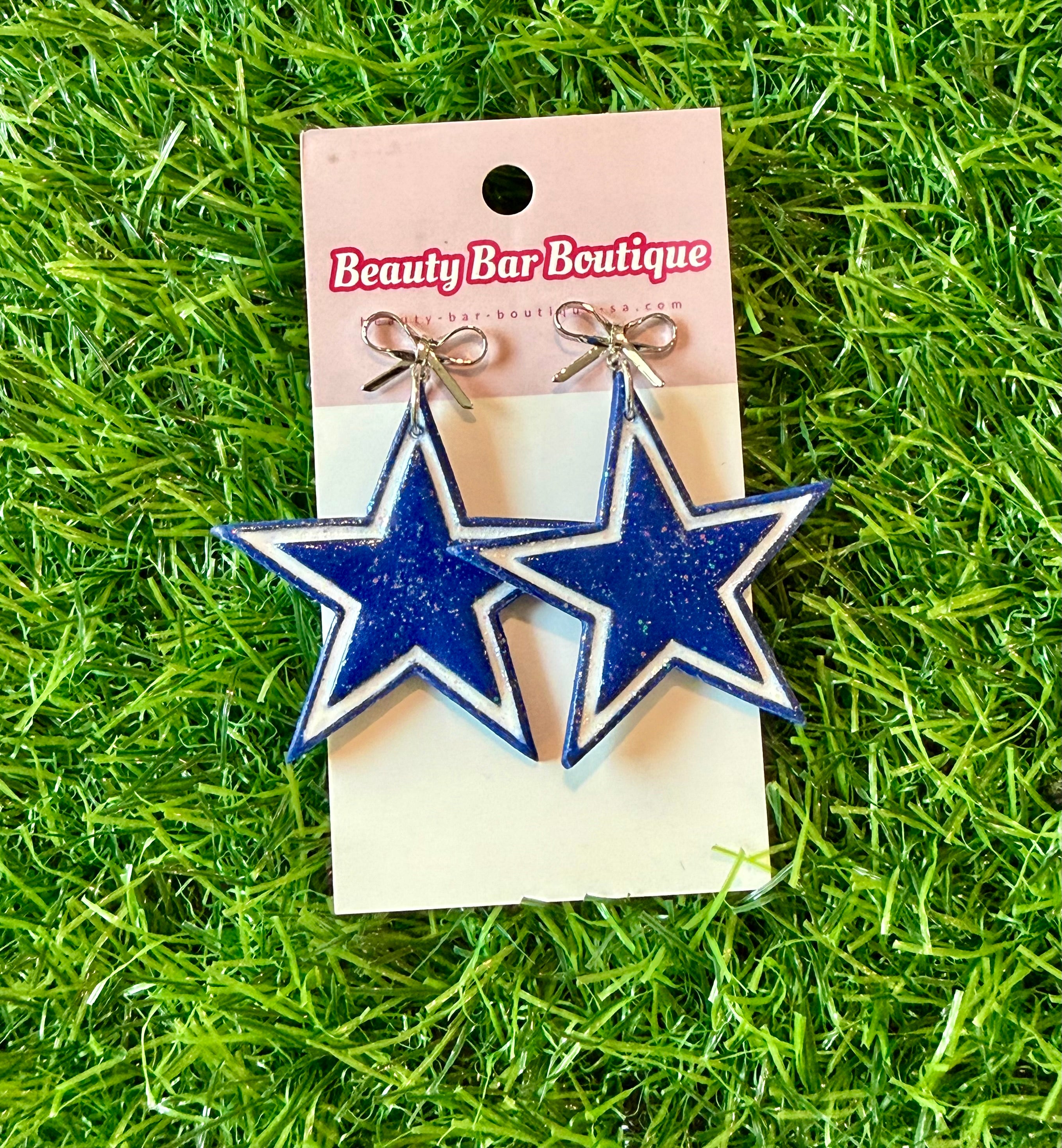 Custom DC Sweetheart Star Earrings