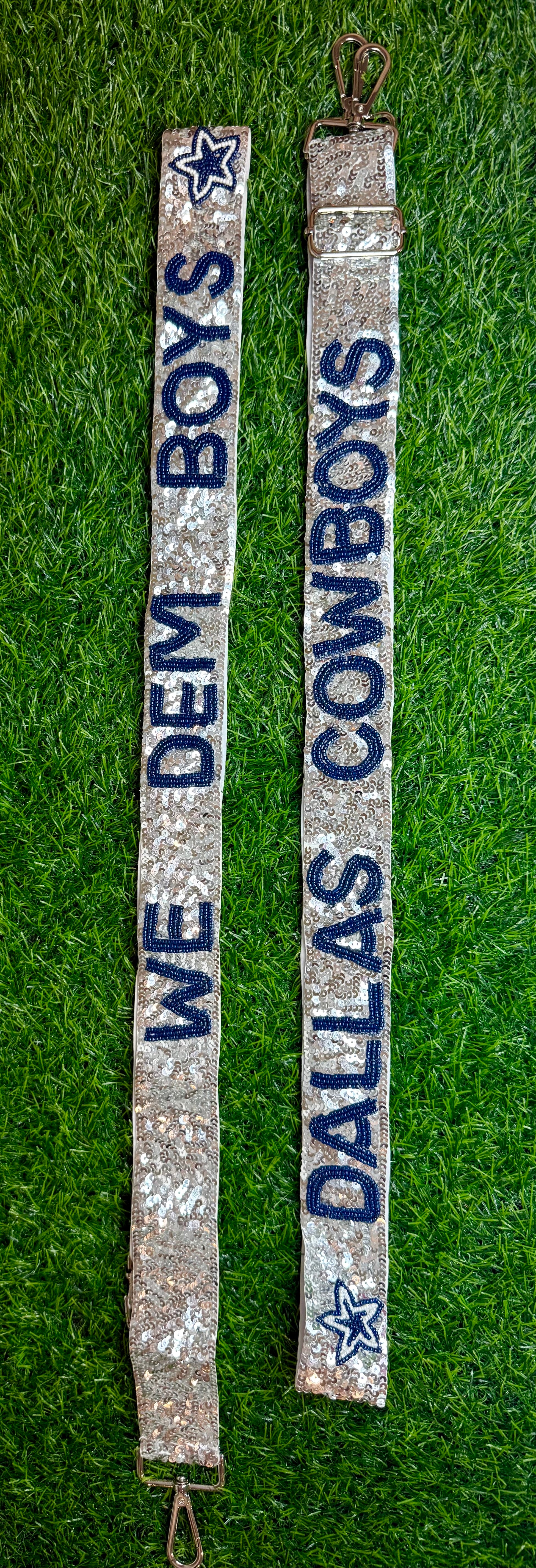 We Dem Boys Dallas Sequin Purse Strap