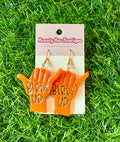Custom Birds Up Earrings