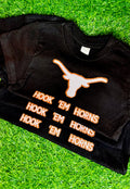 Pre-Order Hook’Em Horns Toddler Tees