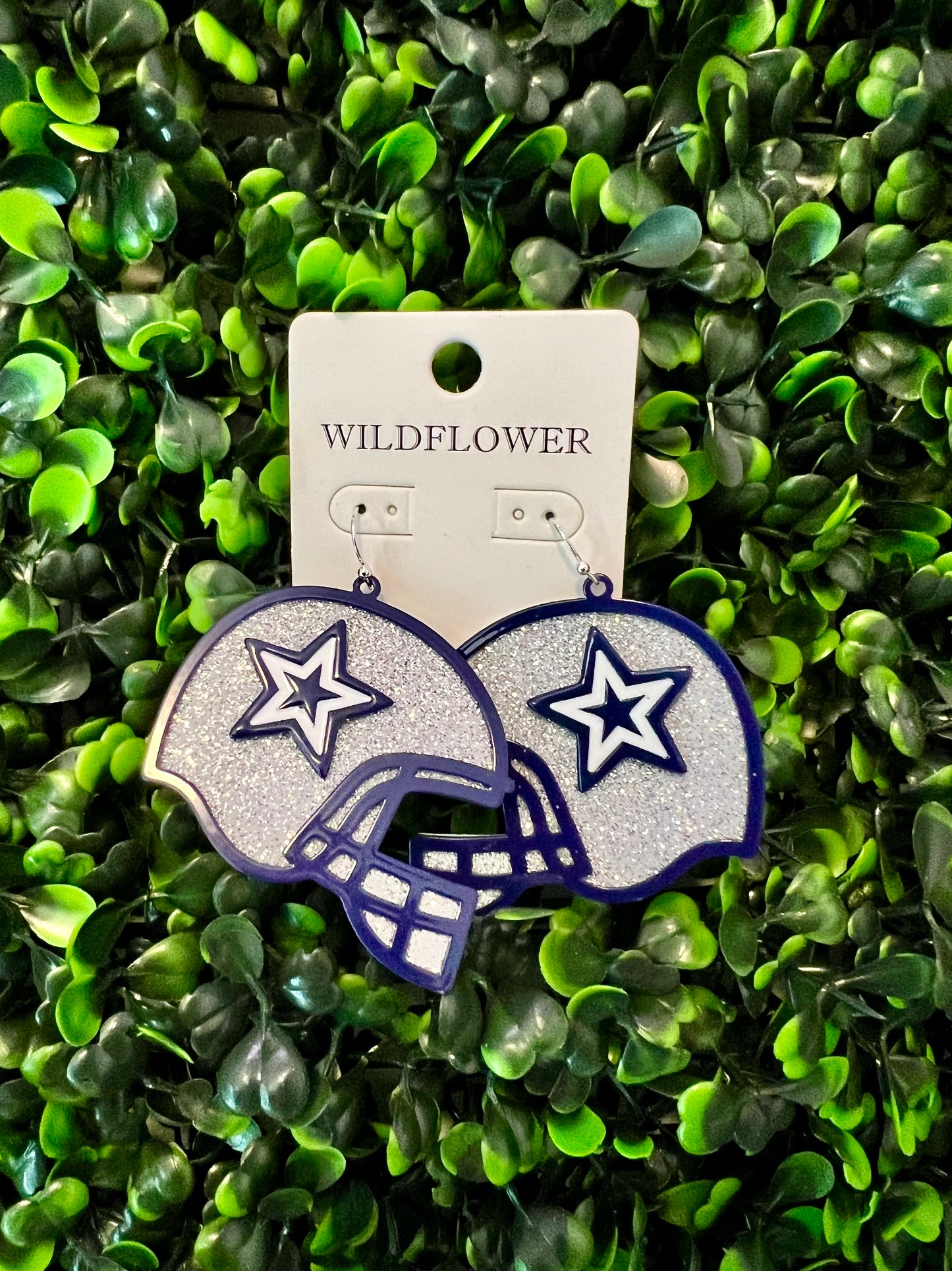 Cowboys Helmet Earrings