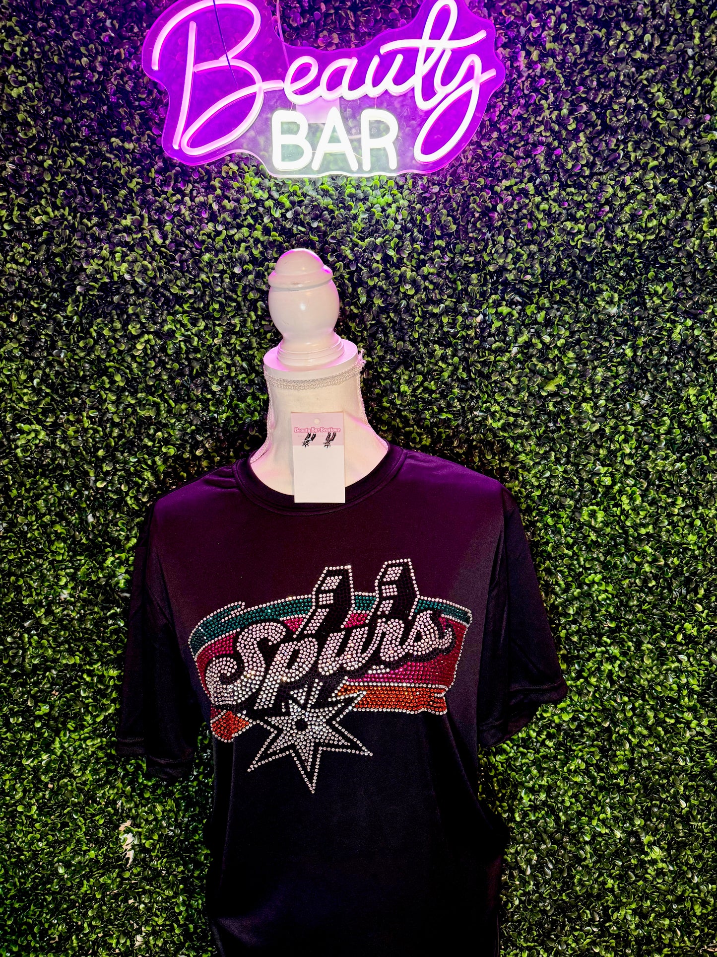 Viva Los Spurs Rhinestone Tee