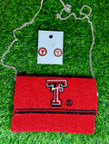 Texas Tech Beaded Purse