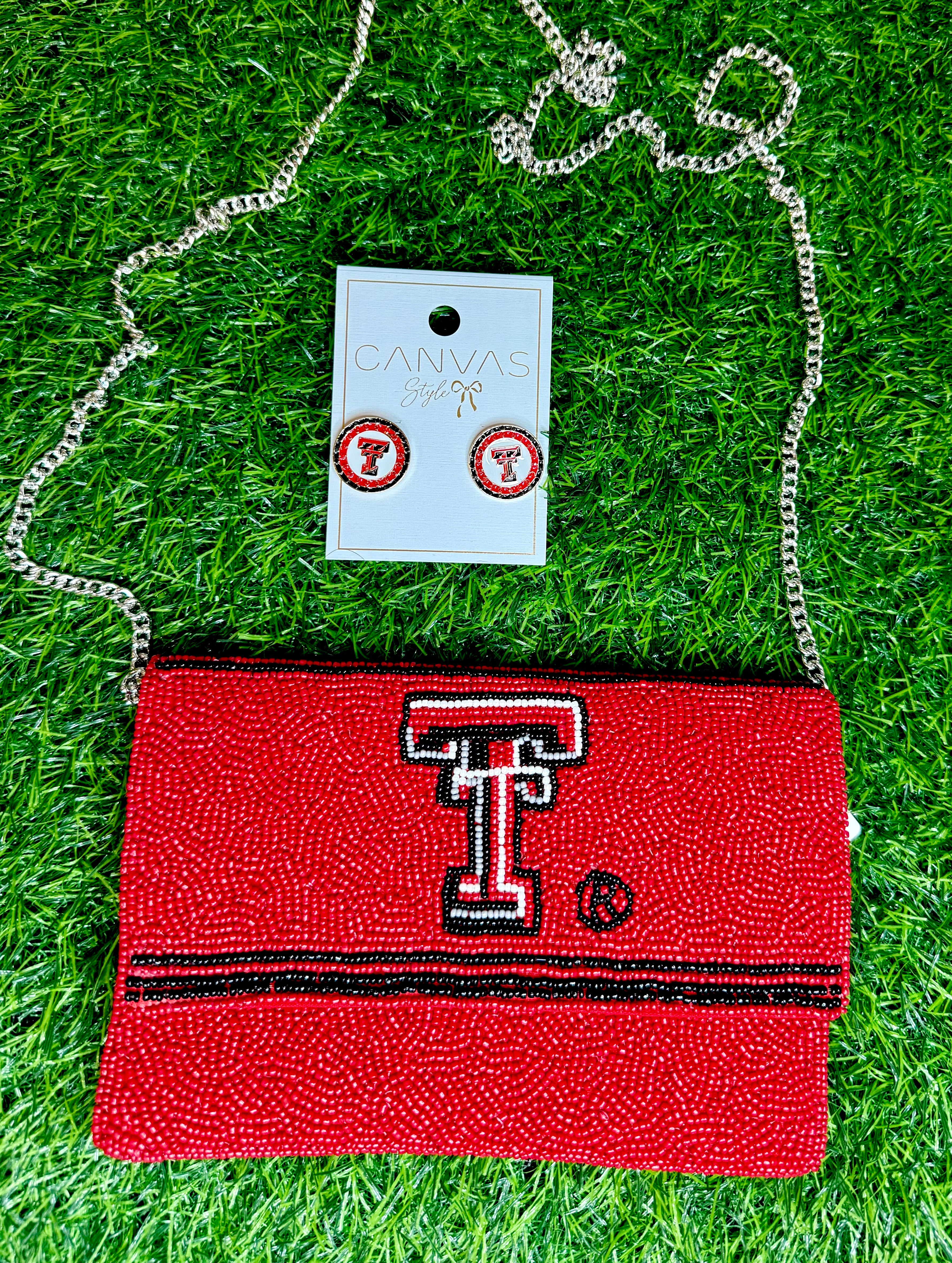 Texas Tech Beaded Purse