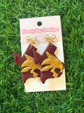 Custom TX State Bobcat Game Day Earrings