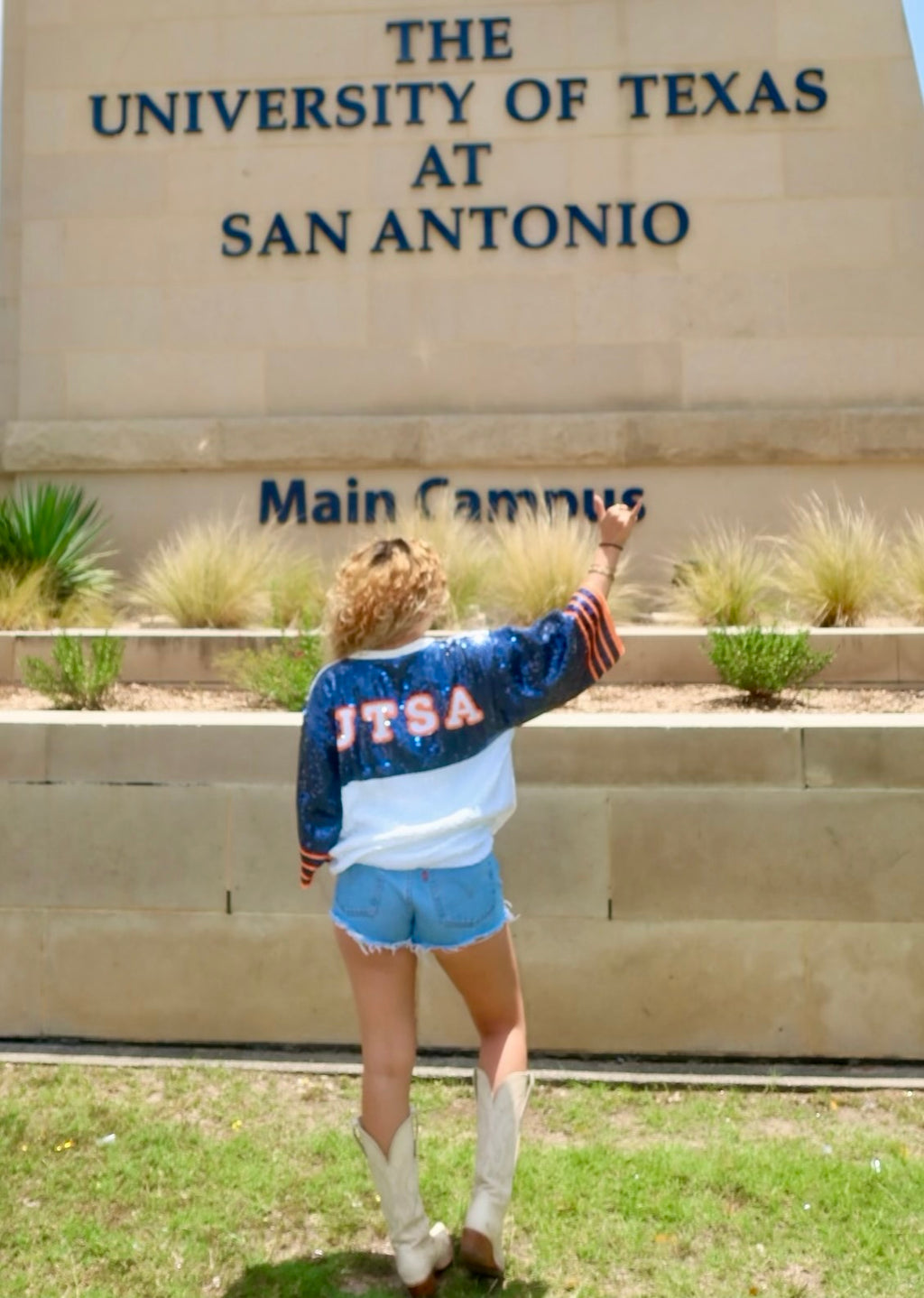 UTSA Sequin Varsity Dress/ Top