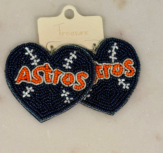 Love my Astros Earrings