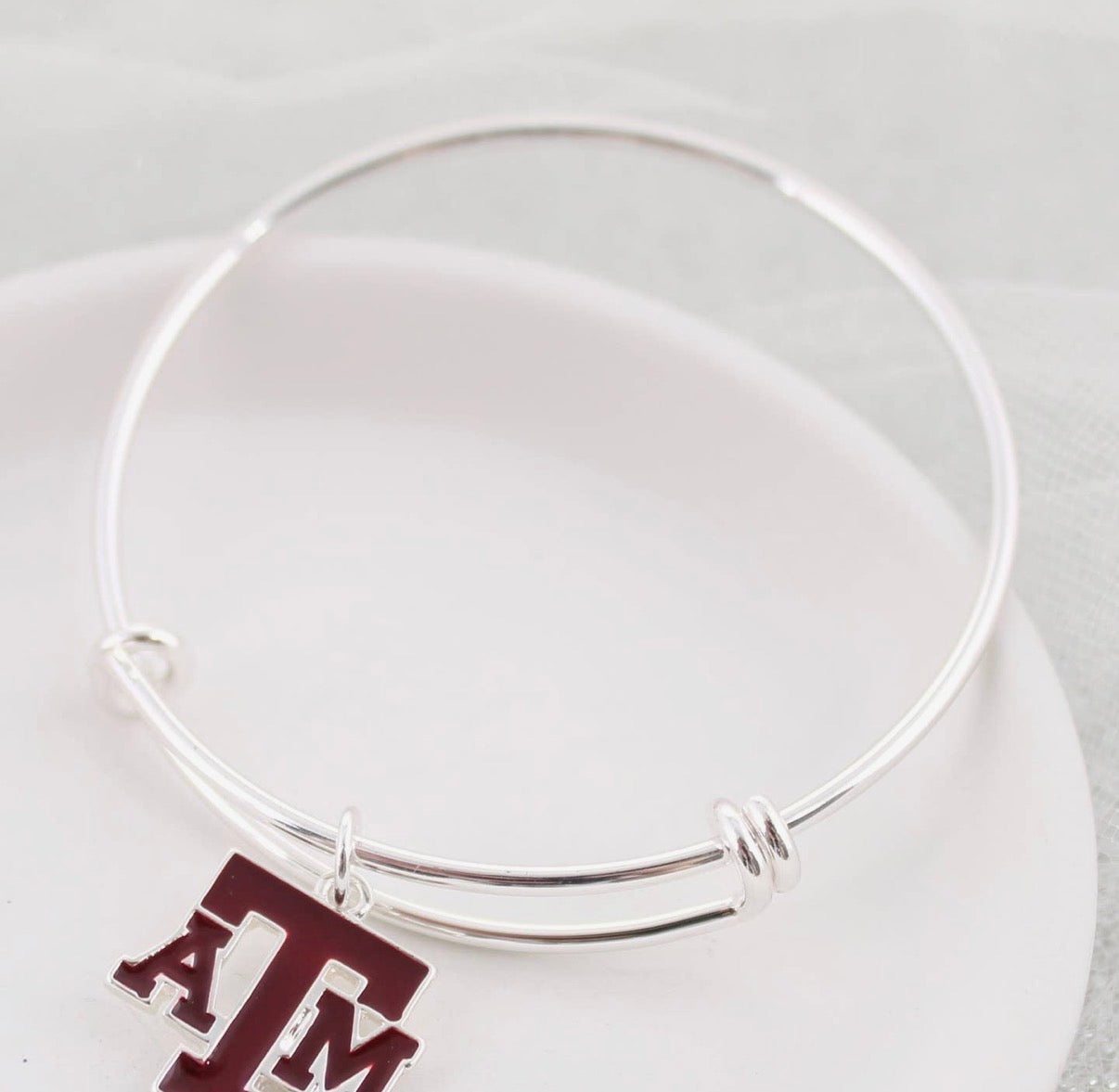 Texas A&M Bangle Bracelet