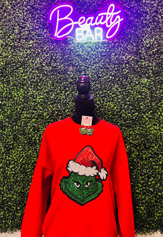 Grinch Sequin Sweatshirt