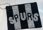 Spurs Beaded Wristlet Purse