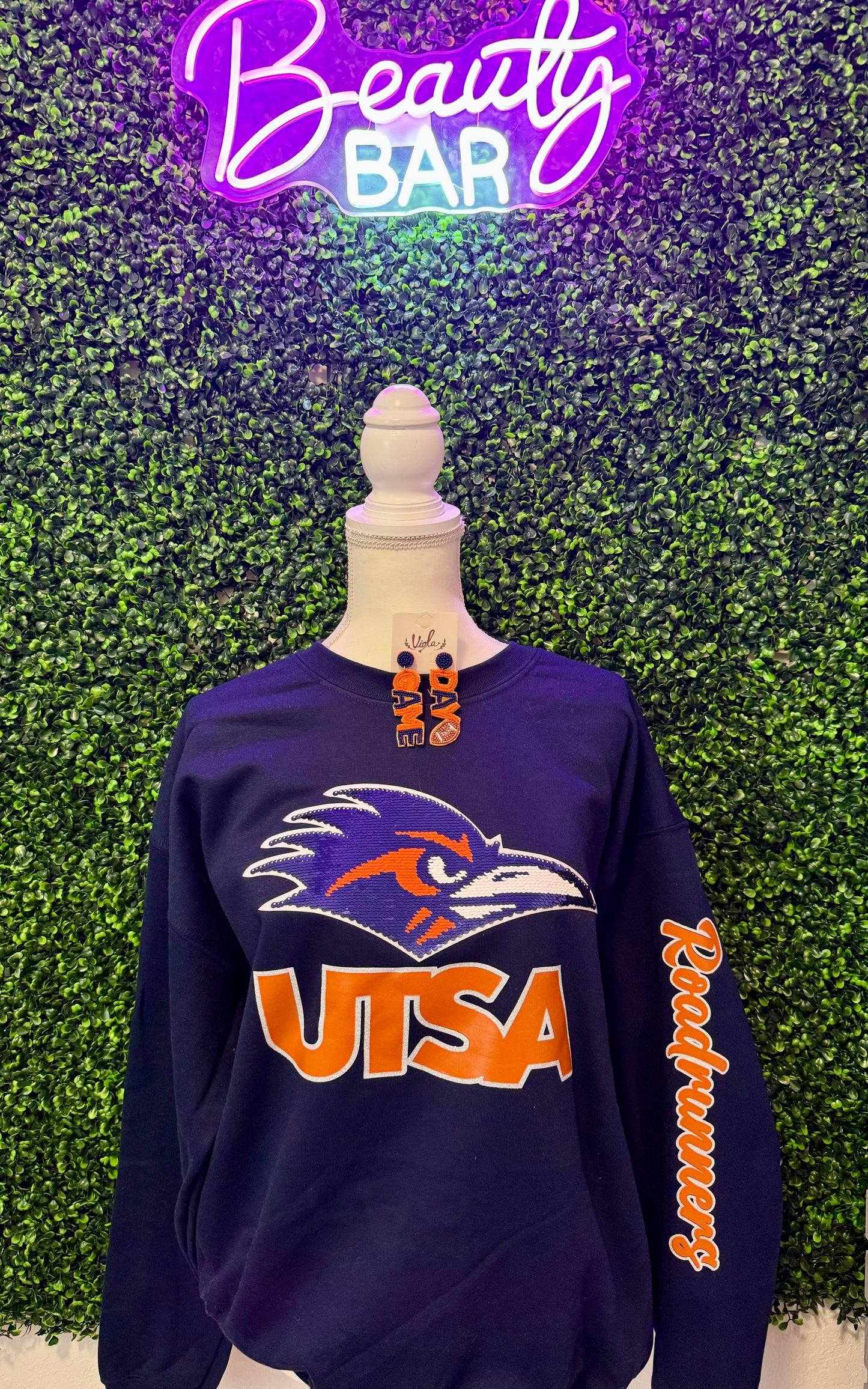 UTSA Sequin Roadrunner Sweatshirt