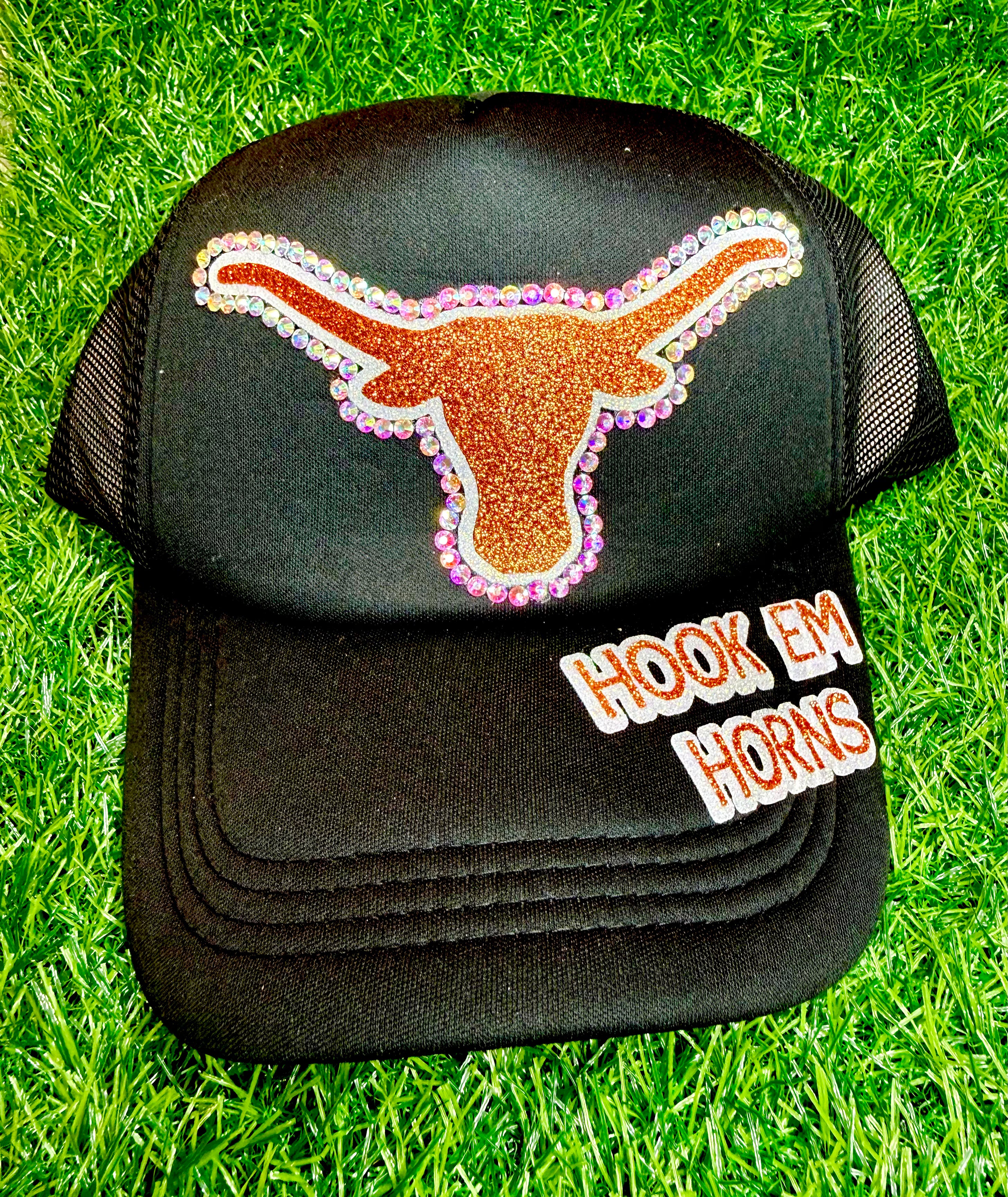 Custom Longhorn Bling Hat
