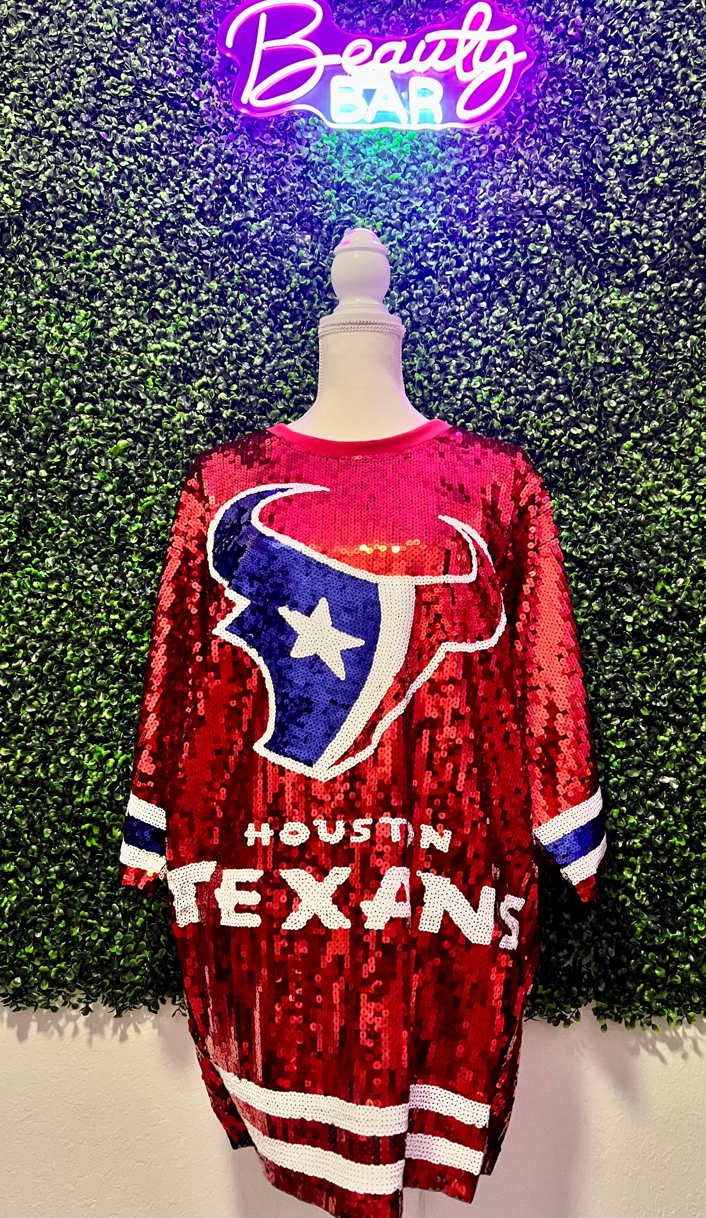 Houston Texans Sequin Dress/ Top