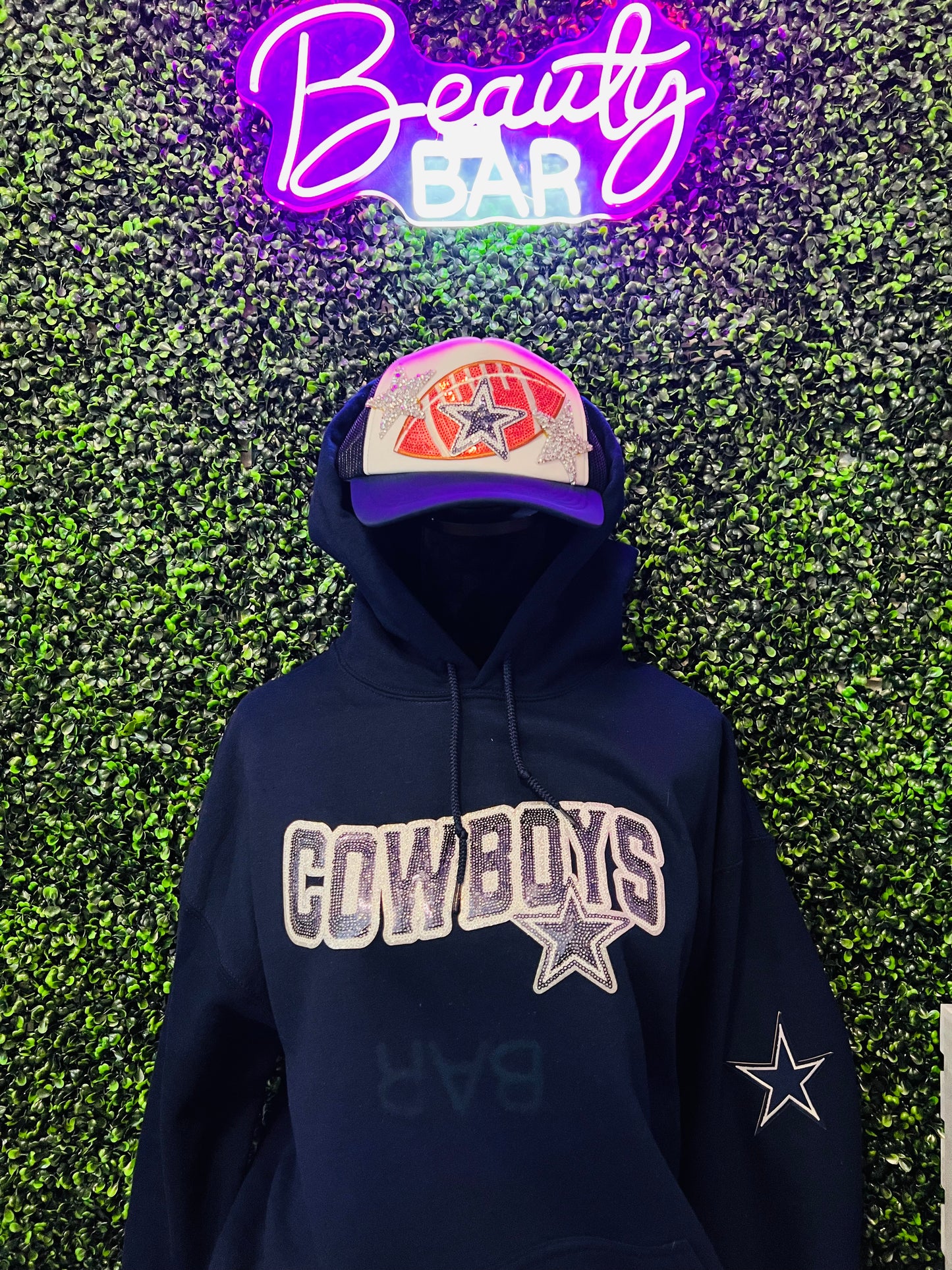 Exclusive Cowboys Sequin Game Day Hoodie