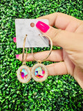 Bling Drop Hoops