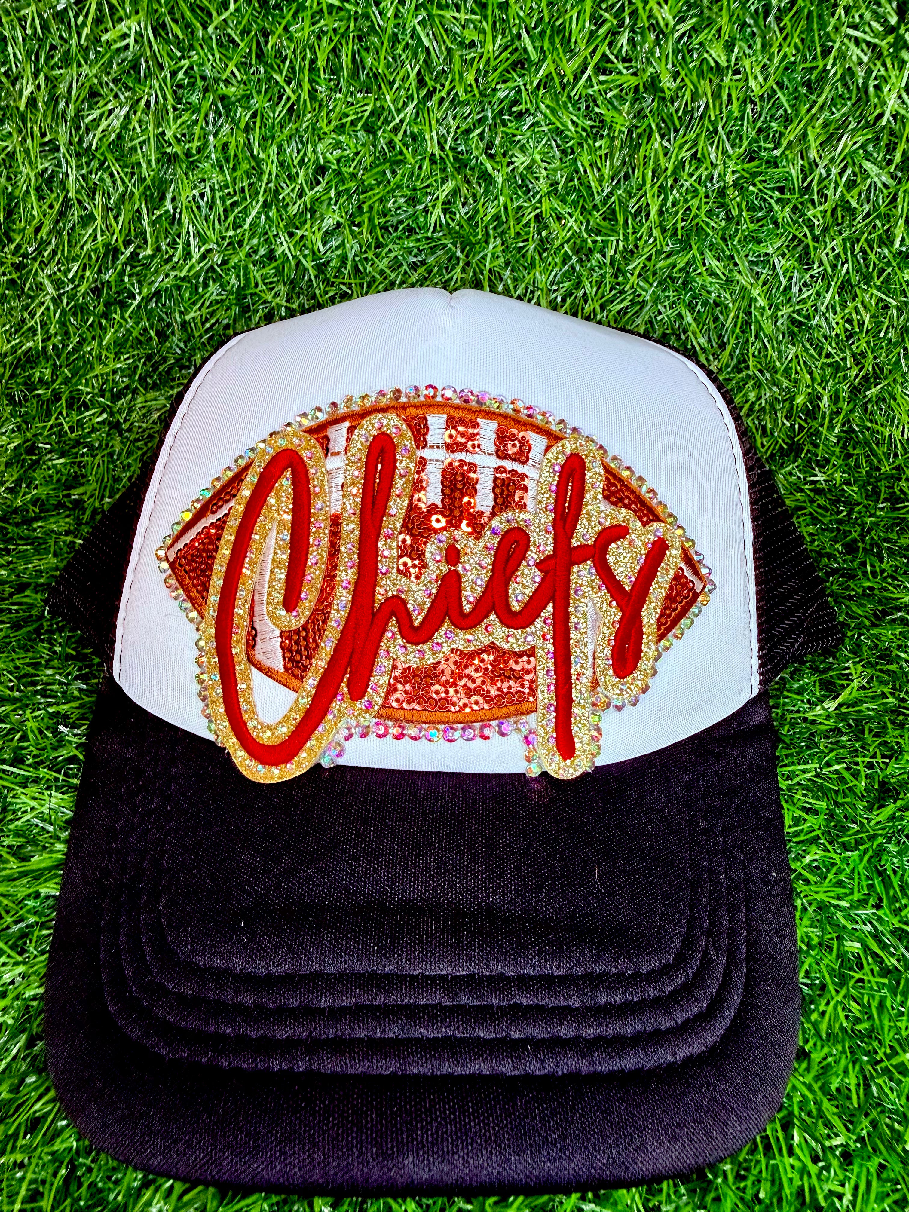 Custom Chiefs Bling Hat