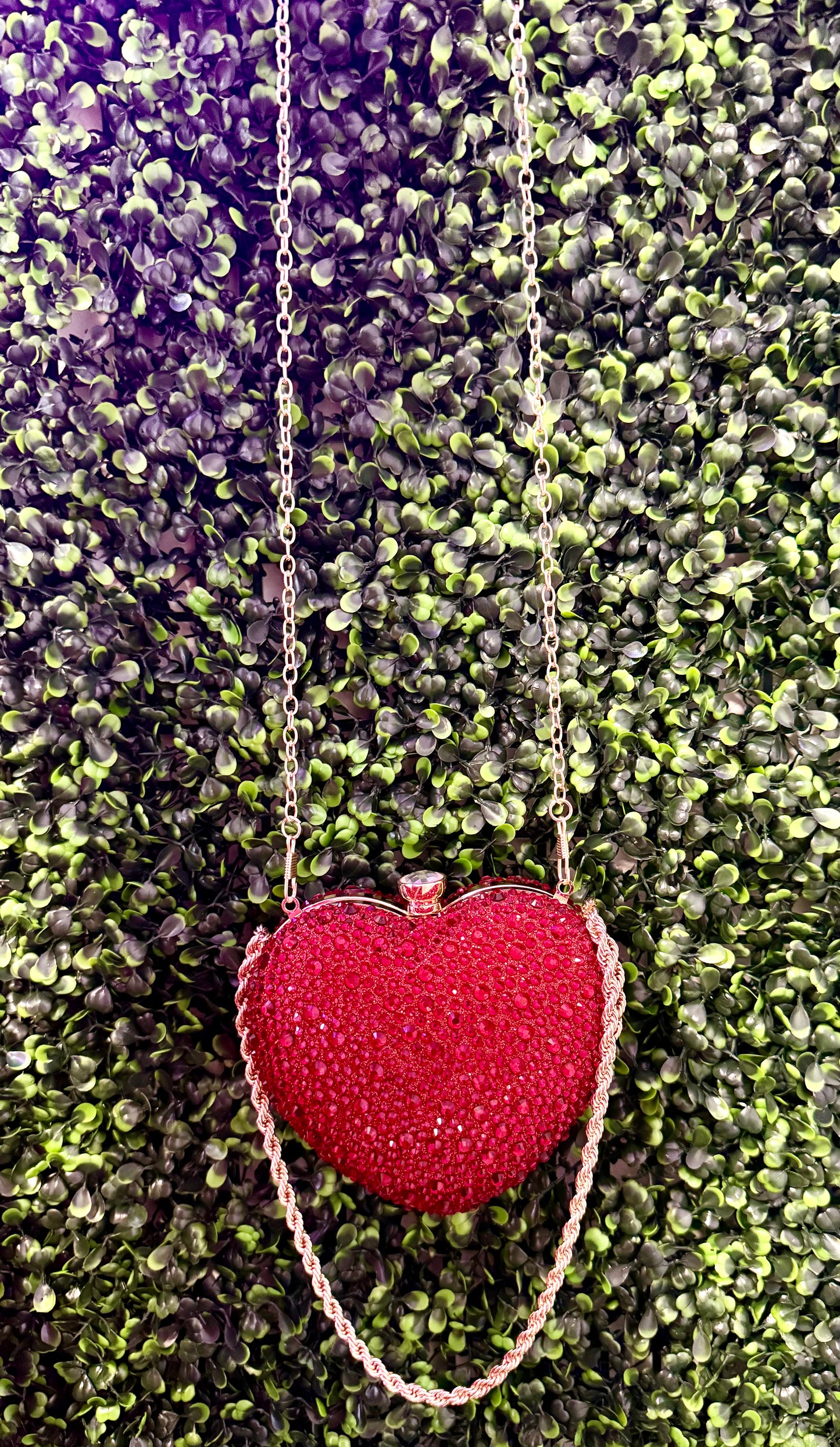 Heart Bling Purse