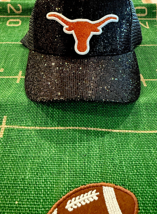 Longhorn Sequin Game Day Cap