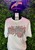 Spurs Nation Rhinestone Tee