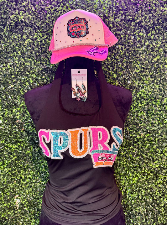 Spurs VIP Girl Halter Top