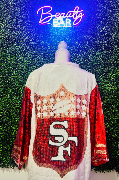 SF 49ers Sequin Dress/ Top