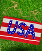 USA Beaded Purse