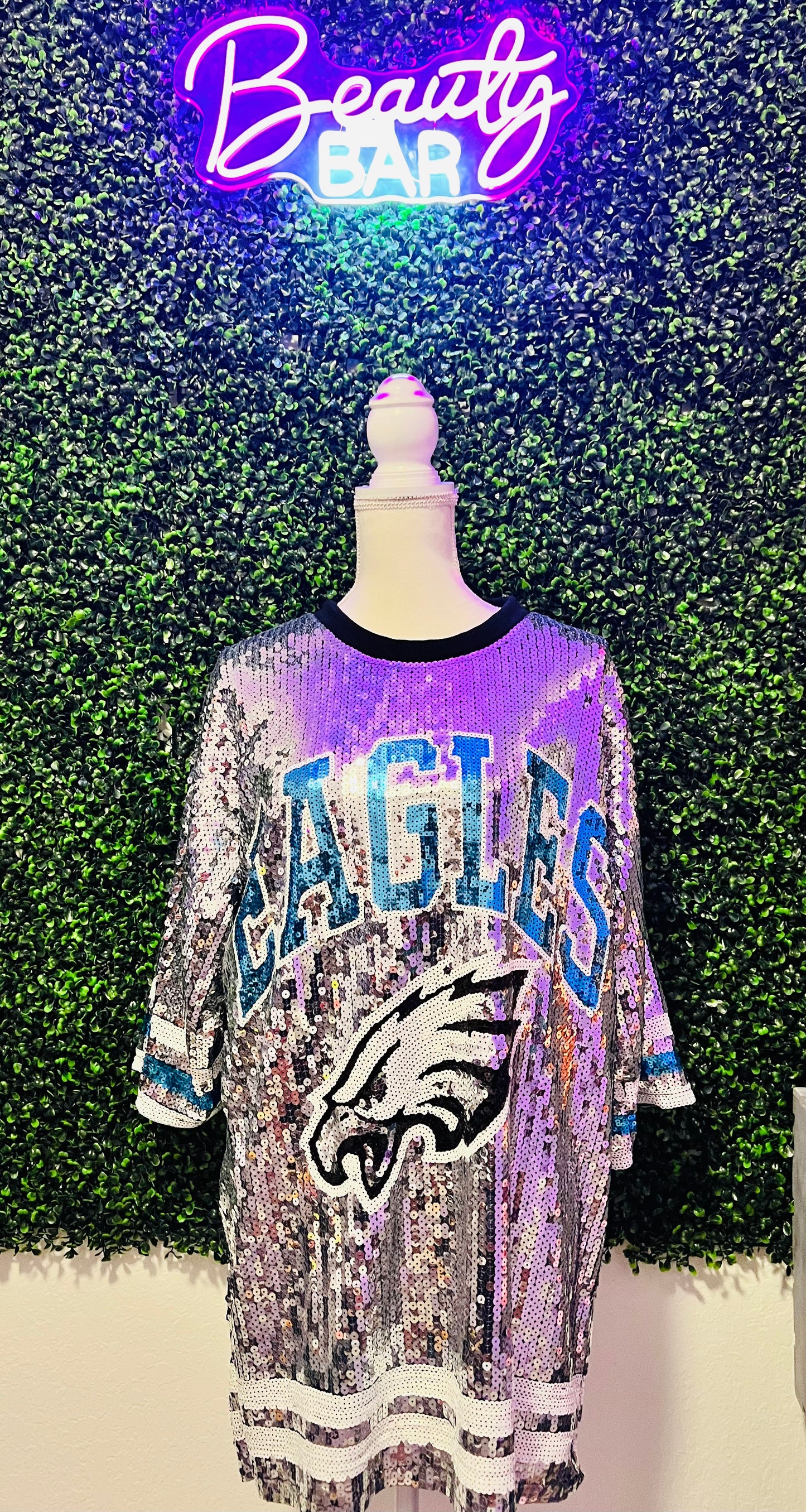 Philadelphia Eagles Sequin Dress/ Top