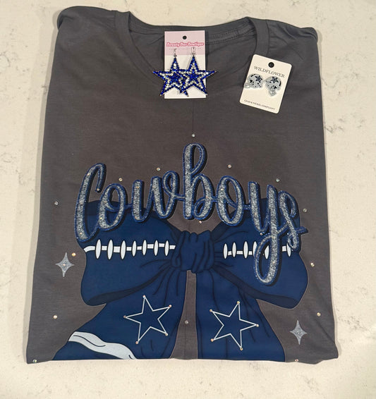Game Day Big Bow Tee