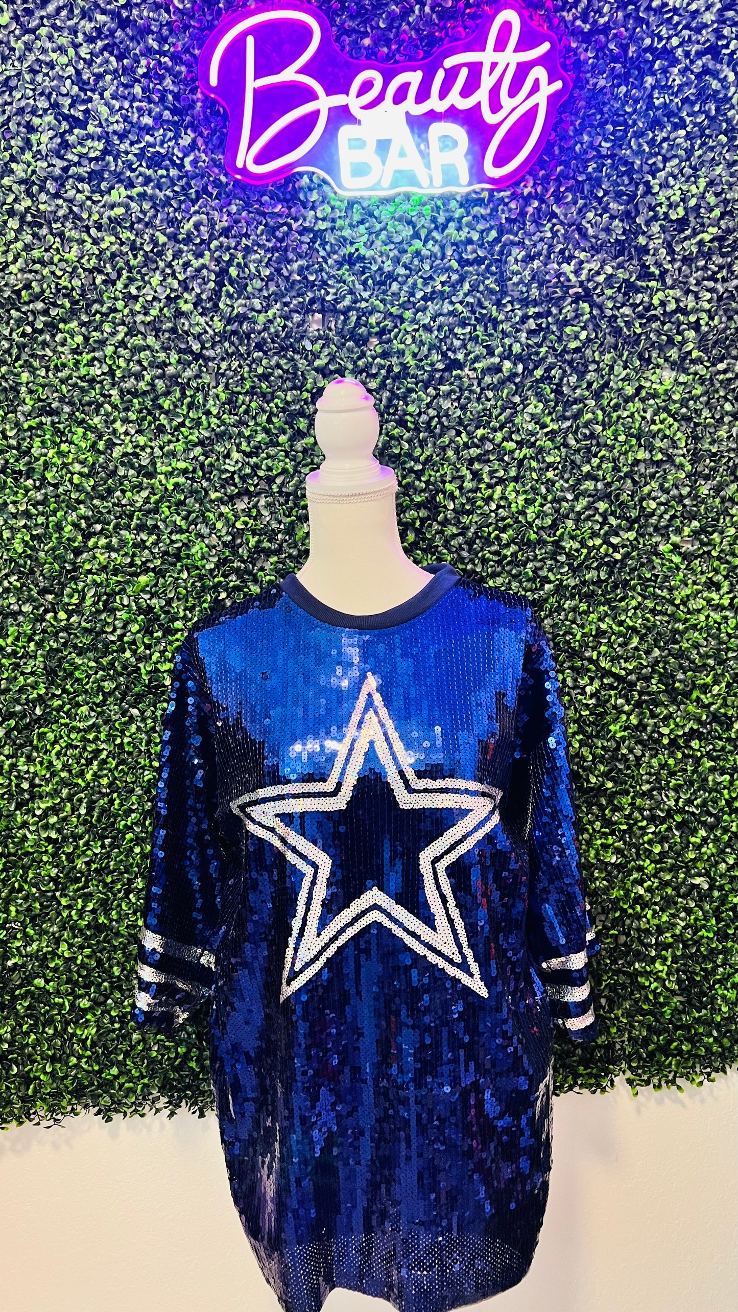 Cowboys Sequin Star Top/ Dress