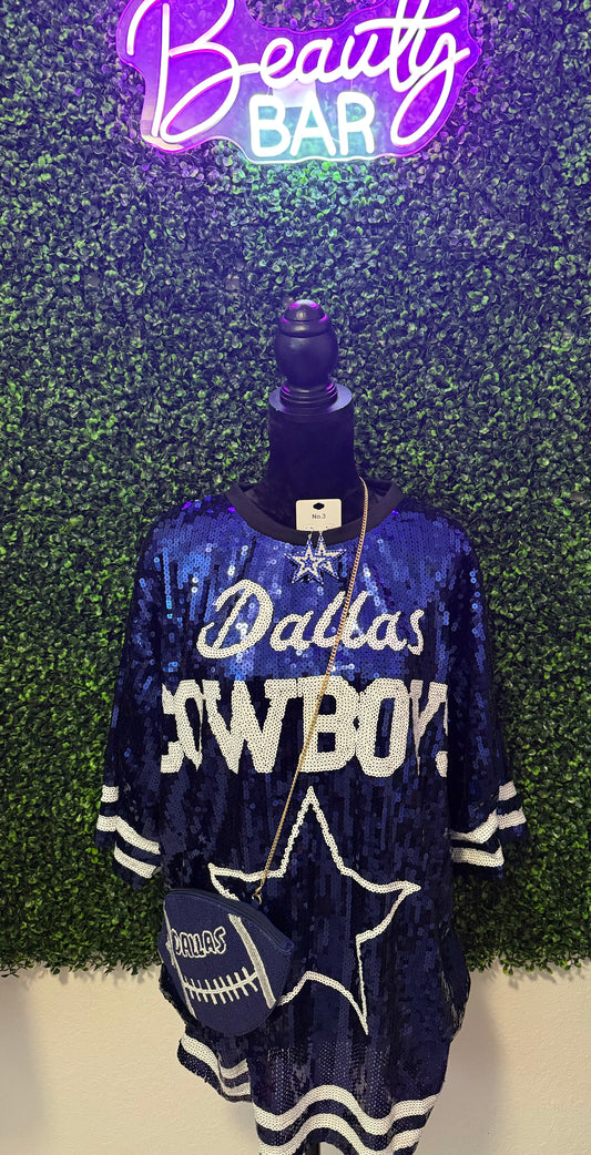 Dallas Cowboys Sequin Top/ Dress