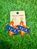 Astros TX Babe Earrings