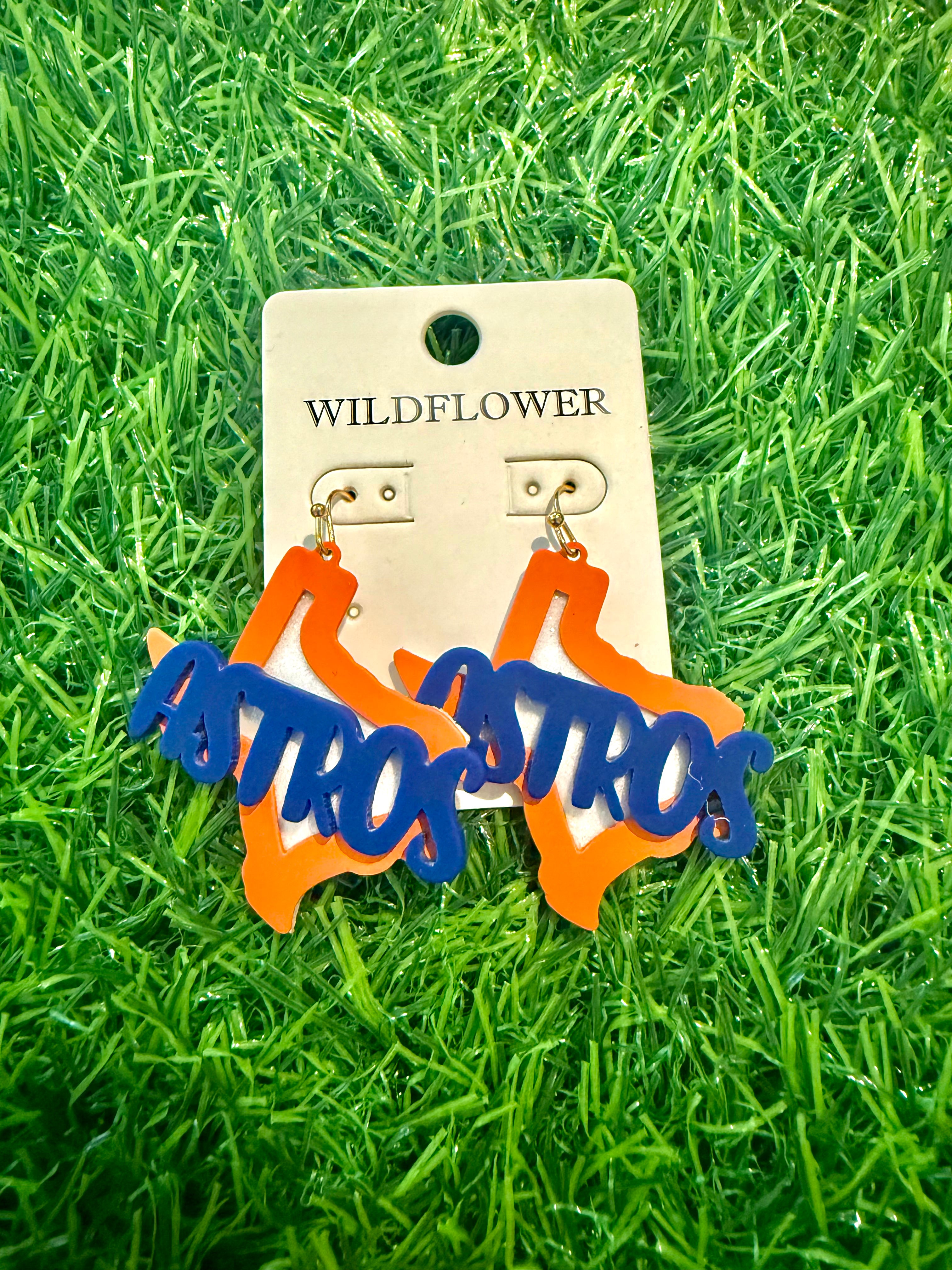 Astros TX Babe Earrings