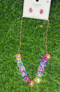 Multi-Color Bling Necklace Set