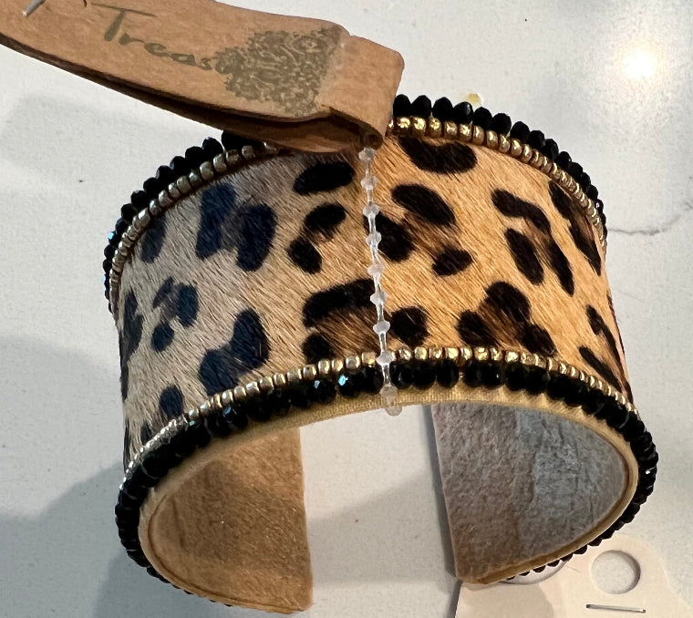 Leopard Diva Cuff Bracelet