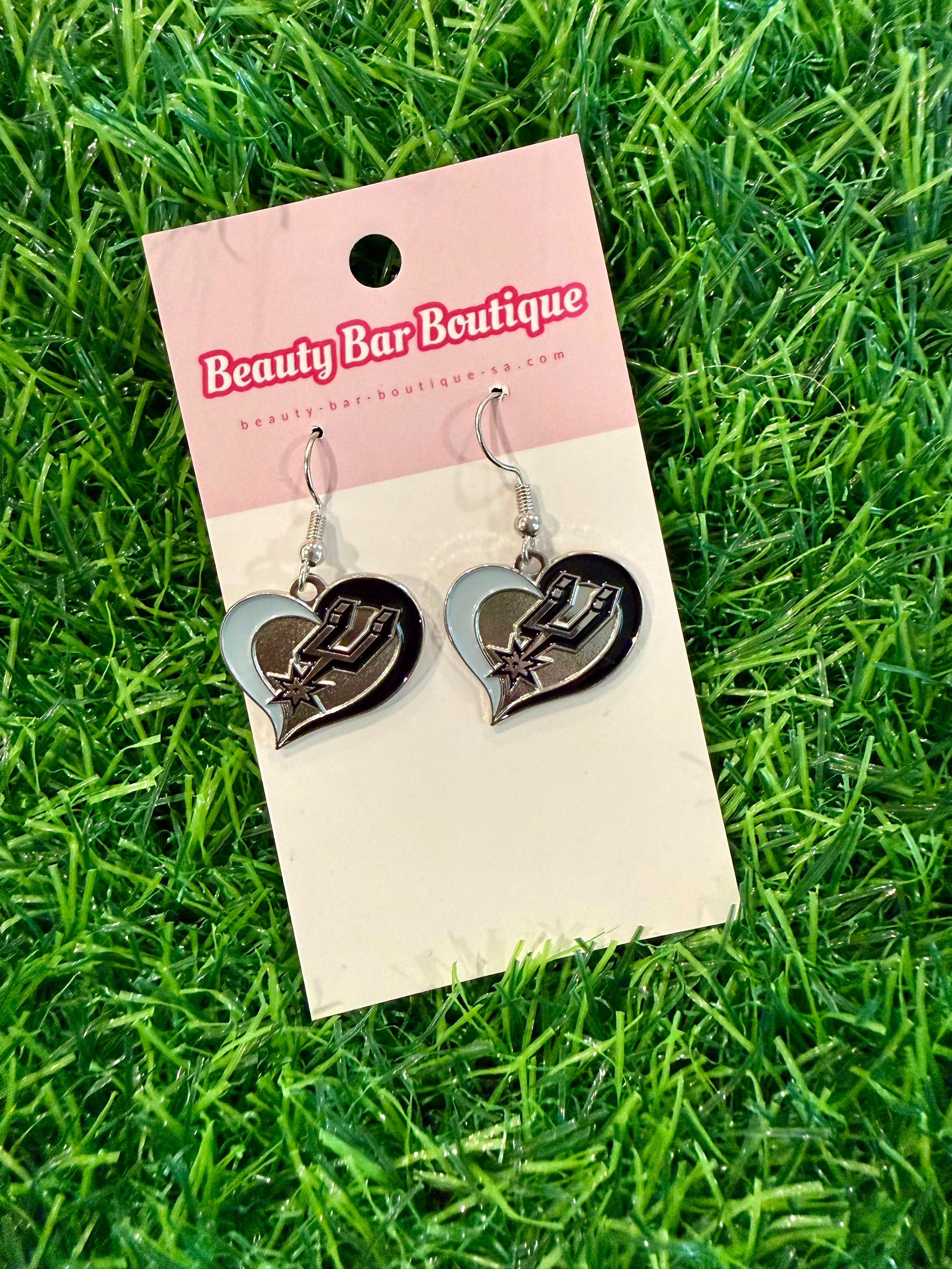 Love My Spurs Earrings