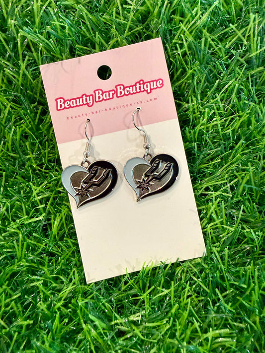 Love My Spurs Earrings