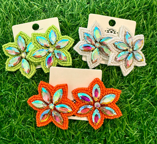 Flower Bling Studs