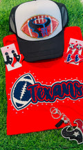 Texans Bling V-Neck Tee