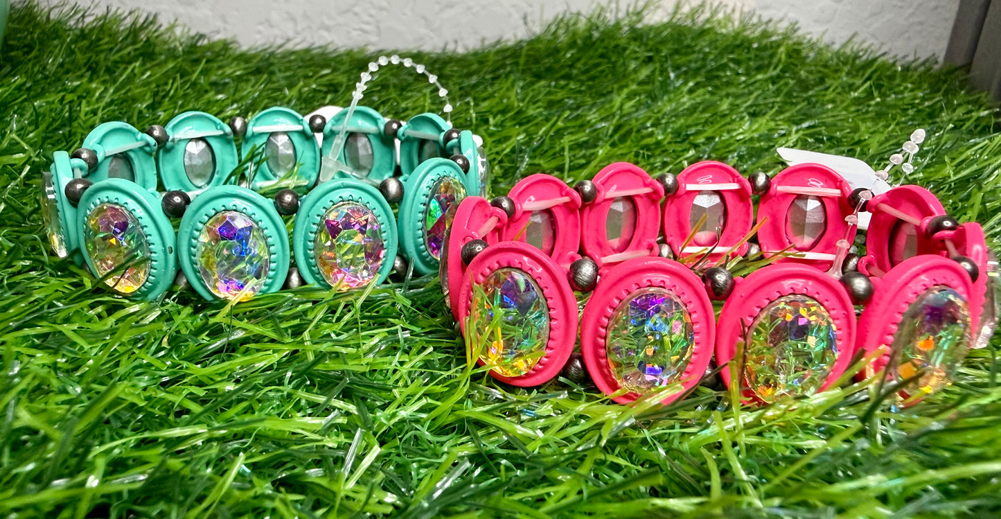 Neon Bling Bracelet