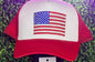 Rhinestone Flag Cap
