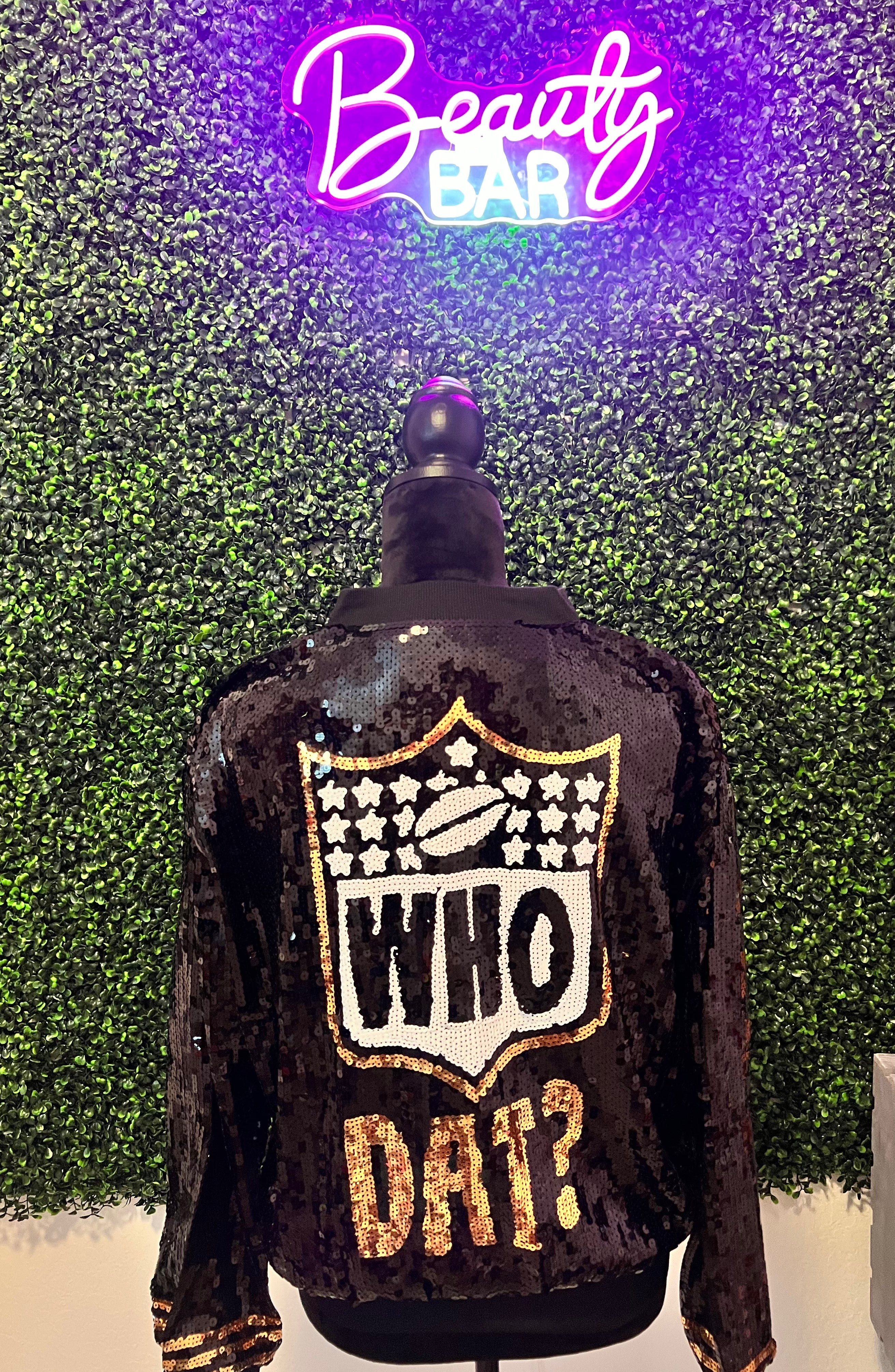 Who Dat Bomber Jacket
