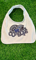 Cowboys Game Day Baby Bib
