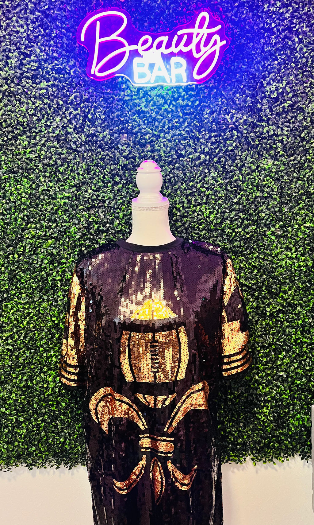 Who Dat Sequin Dress/Top