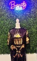Who Dat Sequin Dress/Top