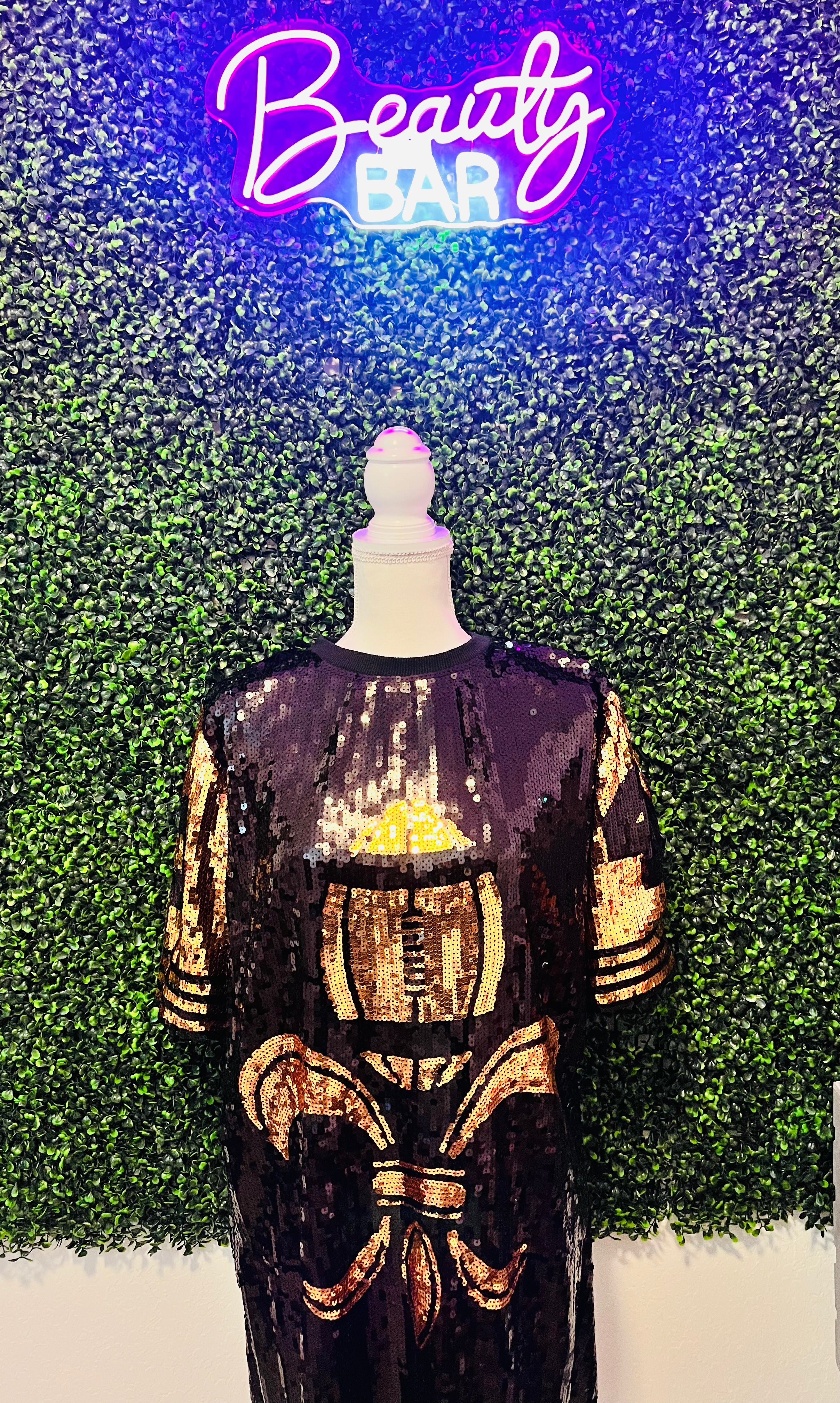 Who Dat Sequin Dress/Top