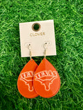 Texas Longhorn Earrings