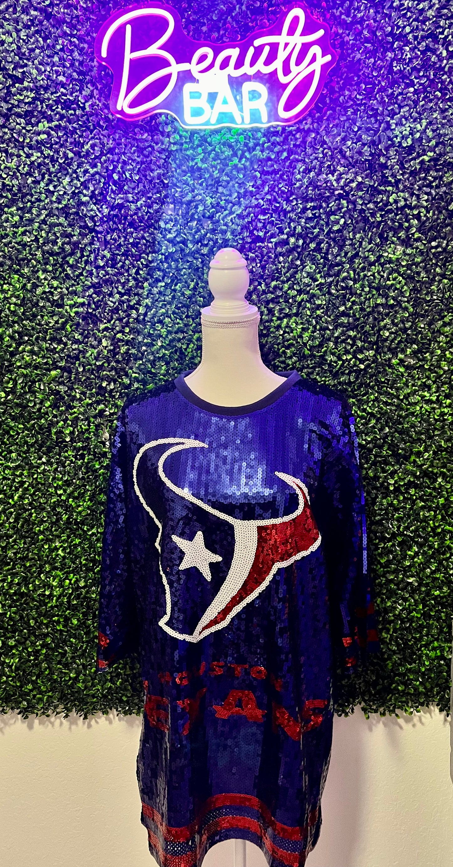 Houston Texans Sequin Dress/ Top