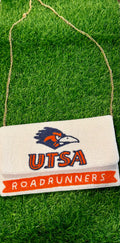 Roadrunners Beaded Crossbody Purse