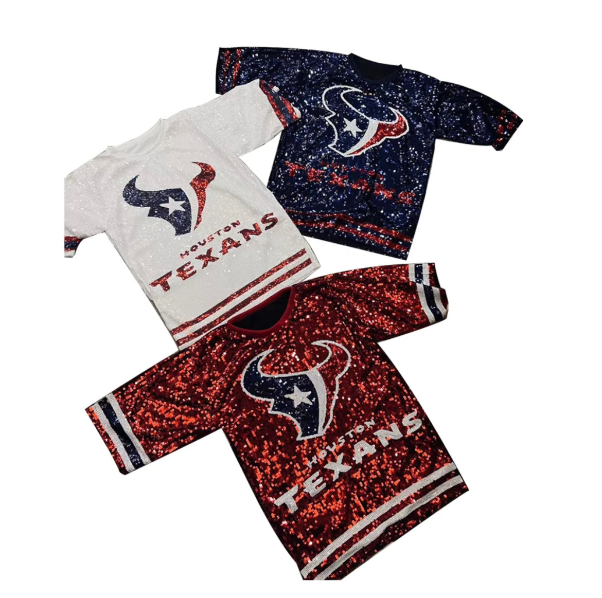 Houston Texans Sequin Dress/ Top
