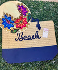 Beach Vibes Tote Bag Blue